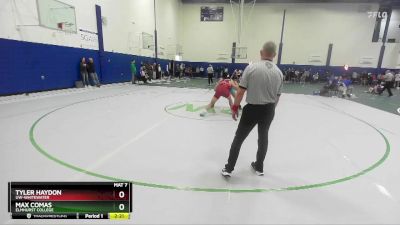 174 lbs Cons. Round 2 - Max Comas, Elmhurst College vs Tyler Haydon, UW-Whitewater