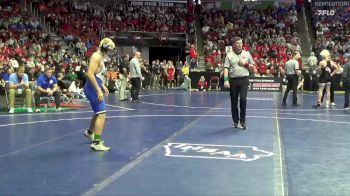 1A-165 lbs Champ. Round 1 - Holden Durick, Underwood vs Trenton Elledge, East Buchanan