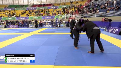GLAUCIA MARIA MACIEL DA CUNHA vs ISADORA VILLA N. PEREIRA 2024 Brasileiro Jiu-Jitsu IBJJF