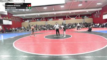 140 lbs Champ. Round 2 - Jack Bronte, Granada vs Jameson Seymour, Vintage