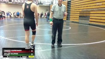 150 lbs Quarterfinal - Skyler Salzman, Hillsboro vs Timofey Kupriyanov, Southridge