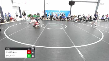 129 lbs Quarterfinal - COLIN MARTIN, Virginia Team Predator vs Jackson Blum, Michigan Grapplers