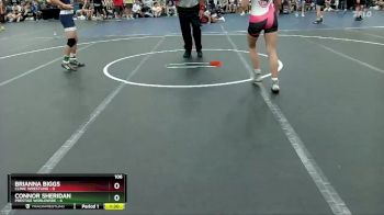 106 lbs Round 1 (8 Team) - Connor Sheridan, Prestige Worldwide vs Brianna Biggs, Clinic Wrestling