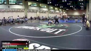 220 lbs Round 5 (10 Team) - Caleb Asa, Warrior Elite vs Brandon Ridenour, Medina HS