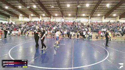 94 lbs Champ. Round 1 - Brycen Dawley, WA vs Manuel Barros, NV