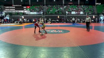 6A 106 lbs Champ. Round 1 - Case Woodis, Muscle Shoals vs Dean Farque, Oxford