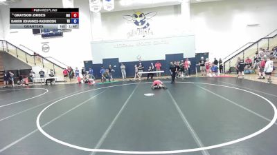 108 lbs Quarters - Grayson Zirbes, MN vs Damon Johannes-Kasuboski, WI