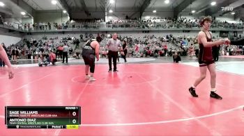 250+ Round 1 - Antonio Diaz, Team Central Wrestling Club-AAA vs Sage Williams, Nevada Tiger Pit Wrestling Club-AAA