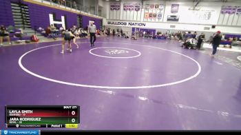 110 lbs Quarterfinal - Jara Rodriguez, Royal vs Layla Smith, Hanford