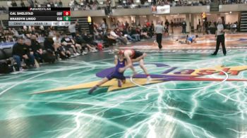 114 lbs Quarterfinals (8 Team) - Cal Shelstad, Centennial, MN vs Braedyn Lingo, Kearney, MO