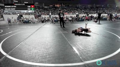 58 lbs Quarterfinal - Ronnie Leyba, Team Tulsa Wrestling Club vs Kellen Rupp, Perry Wrestling Club