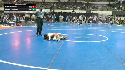 Rookie K-2 52 Cons. Round 2 - Cash Garland, Guerrilla Wrestling (GWA) vs James Deyerle, Tabb Wrestling Club