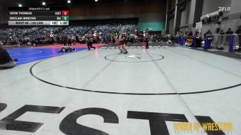 100 lbs Semifinal - JOHN THOMAS, OCRTC vs Declan Jericho, Belle Vernon