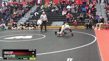 106 lbs Semifinal - Eli Ollinger, Vinton-Shellsburg vs Adam Fish, Independence