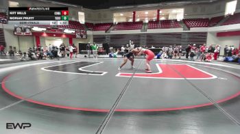 155 lbs Semifinal - Kitt Mills, Comanche High School Girls vs Moriah Pruitt, Yukon