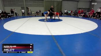 140 lbs Round 3 (8 Team) - Alicen Dillard, Texas Blue vs Isabel Leyva, California Red