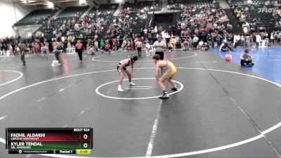 138 lbs Cons. Round 2 - Kyler Tendal, SBL Warriors vs Fadhil Aldakhi, Lincoln Northeast