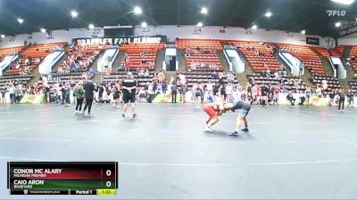 130 lbs Quarterfinal - Conor Mc Alary, Michigan Premier vs Caio Aron, Boneyard