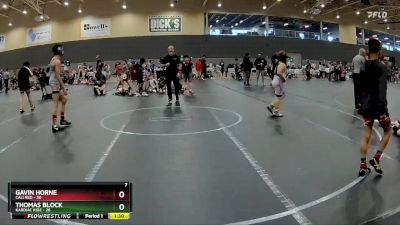 100 lbs Round 3 (6 Team) - Gavin Horne, Cali Red vs Thomas Block, Kardiac Kidz