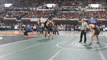 A - 190 lbs Champ. Round 1 - David Pierre, Polson vs Wesley Walks, Hardin