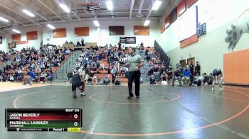 138 lbs Quarterfinal - Marshall Laishley, Cambridge vs Jason Beverly, Norton