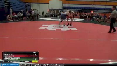 285 lbs Champ. Round 1 - Ben Klei, Cortland State vs Grant Robinson, Case Western Reserve