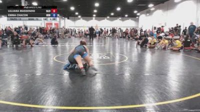140 lbs Rr Rnd 4 - Lilliana Massenzio, Razor PinkWave - GK12E vs Emma Chacon, Black Mambas - GK12E
