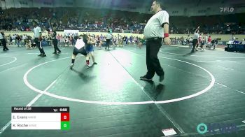 110 lbs Round Of 32 - Ethan Evans, Warrior Wrestling Club vs Kaleb Roche, Newcastle Youth Wrestling