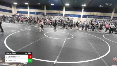 190 lbs Quarterfinal - Liam Cavaness, Ramona vs Satoshi Davis, Gold Rush Wr Ac