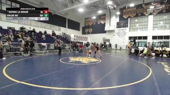 130 lbs Semifinal - Chloe Ho, Sonora vs Savina La Grass, Hillcrest
