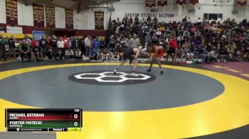 126 lbs Champ. Round 2 - Michael Esteban, Marist vs Porter Matecki, Whitfield