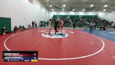 165 lbs 1st Place Match - Graison Kelley, Diamondville Wrestling Club vs Joseph Humphreys, Eastside United Wrestling Club