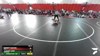 48-50 lbs Round 1 - Emmett Dalton, Iowa vs Hudson Lehr, Wisconsin