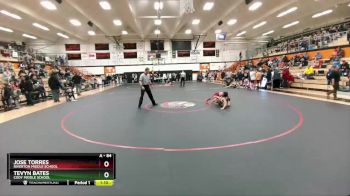 84 lbs Round 1 - Tevyn Bates, Cody Middle School vs Jose Torres, Riverton Middle School