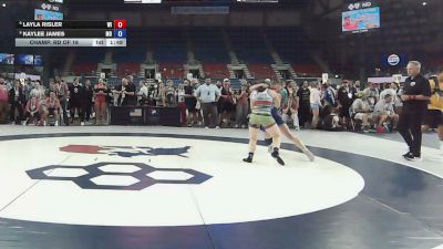 145 lbs Champ. Rd Of 16 - Layla Risler, Wisconsin vs Kaylee James, Missouri