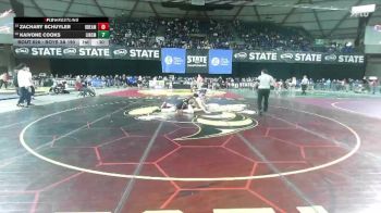 Boys 3A 190 lbs Cons. Round 3 - Zachary Schuyler, O`Dea vs Kaivone Cooks, Lincoln (Tacoma)