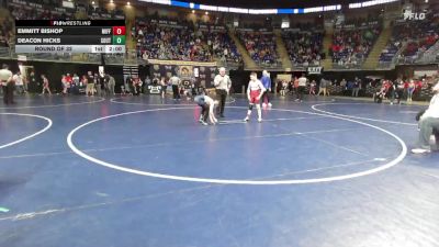 95 lbs Round Of 32 - Emmitt Bishop, Mifflin County vs Deacon Hicks, South Williamsport