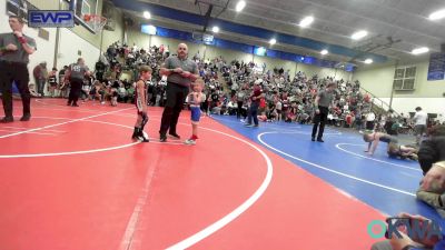 43 lbs Round Of 16 - Cord Jones, Tiger Trained Wrestling vs Emerson Williams, Owasso Takedown Club