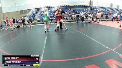 136 lbs Round 1 - Kiera Depinet, OH vs Hallie Winslow, OH