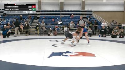 100 lbs Cons. Sub-quarters - Layton Alvarez, Moen Wrestling Academy vs Gideon Ayers, Arlington Cardinals Wrestling Club