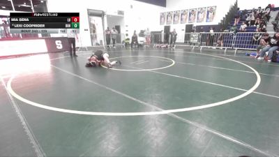125 lbs Cons. Round 2 - Mia Sena, La Habra vs Lexi Cooprider, Bonita