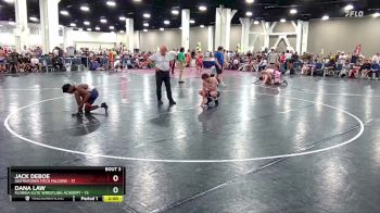 150 lbs Quarterfinals (8 Team) - Jack Deboe, Austintown Fitch Falcons vs Dana Law, Florida Elite Wrestling Academy