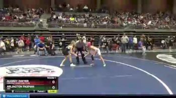 61 lbs Round 1 - Audrey Deeter, Fremont Wrestling Club vs Arlington Paxman, JWC