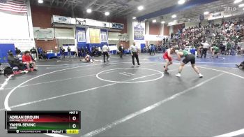 144 lbs Cons. Round 2 - Adrian Drouin, Harvard Westlake vs Yahya Sevinc, Irvine