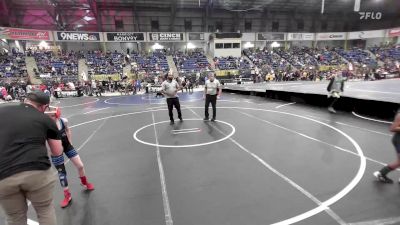 66 lbs Round Of 16 - Rowan Robison, Black Fox Academy vs Marrius Laner, Montezuma-Cortez