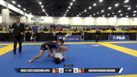 Jonathan Mariano Anderson vs Miguel Costa Chrischner Lopes 2025 World IBJJF Jiu-Jitsu No-Gi Championship