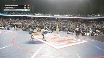 8A 138 lbs Semifinal - Samuel McQueen, Laney vs Josh Brezac, Green Level