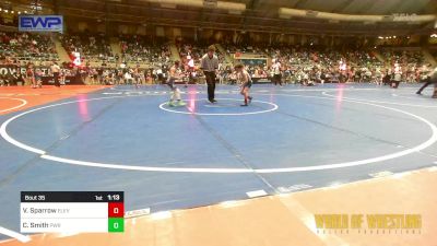 58 lbs Round Of 32 - Van Sparrow, Elevate Wrestling Club vs Clancy Smith, Pennridge K-8