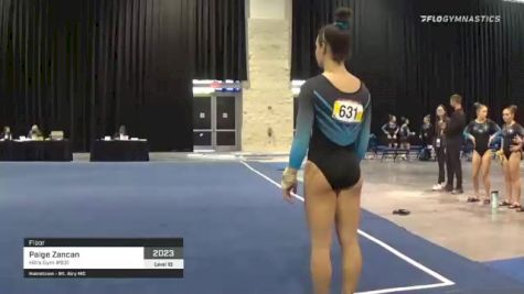 Paige Zancan - Floor, Hill's Gym #631 - 2021 USA Gymnastics Development Program National Championships