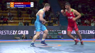 87 kg Naser Alizadeh, IRI vs Szymon Szymonowicz, POL